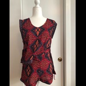 Two piece paisley set